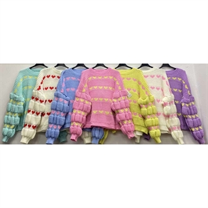 Sweter damski okrągły