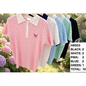 Sweter damski z krótkim rękawem