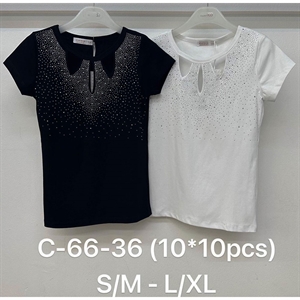 Koszulka damska krótki rękaw S/M-L/XL