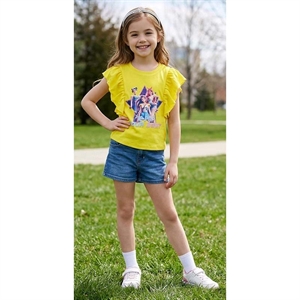 Bluzka dziewczęca prążek  4-14 lat