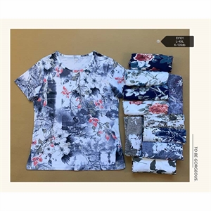 Bluzka damska krótki rękaw L-4XL