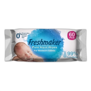 Chusteczki nawilżane Freshmaker Pure Aqua  60szt