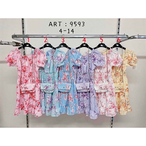 Sukienka dziewczęca  4-14 lat