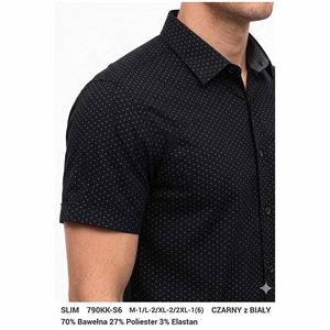 Koszula męska krój slim fit produkt Turecki  M-2XL