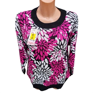 Sweter damski okrągły