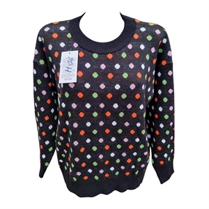 Sweter damski okrągły