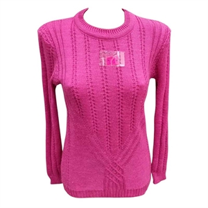 Sweter damski okrągły
