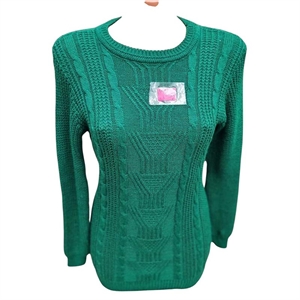 Sweter damski okrągły