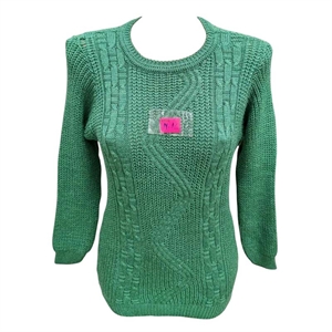 Sweter damski okrągły