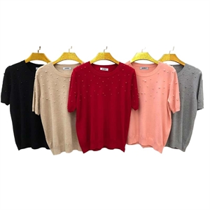Sweter z krótkim rękawem