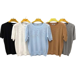 Sweter z krótkim rękawem