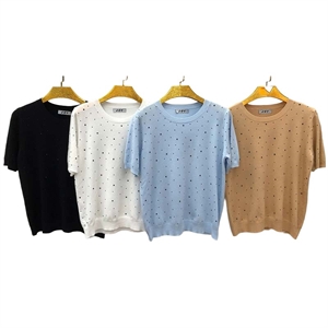 Sweter z krótkim rękawem