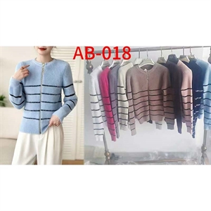 Sweter damski rozpinany na zamek