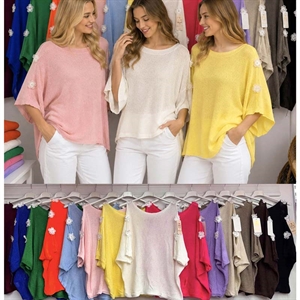 Sweter damski okrągły
