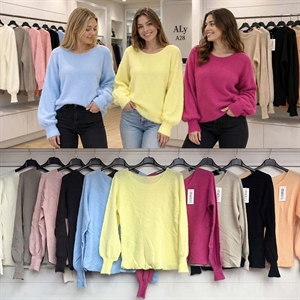 Sweter damski okrągły