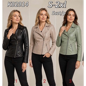 Kurtka skórzana damska  S-2XL