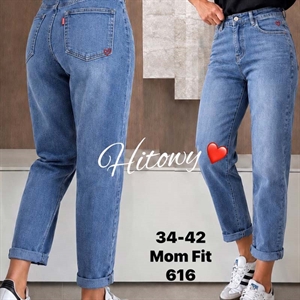 Jeansy mom fit  34-42