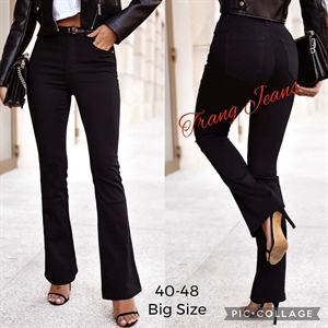 Jeansy dzwony damskie Big Size  40-48