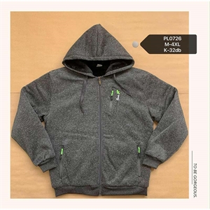 Bluza męska rozpinana na zamek z kapturem  M-4XL