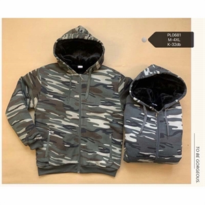 Bluza męska rozpinana na zamek z kapturem  M-4XL