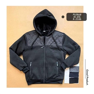 Bluza męska rozpinana na zamek z kapturem  M-4XL