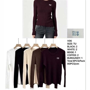 Sweter damski okrągły