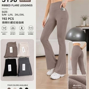 Legginsy dzwony damskie  S/M-2XL/3XL