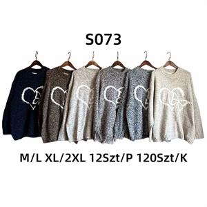 Sweter damski okrągły  M/L-XL/2XL