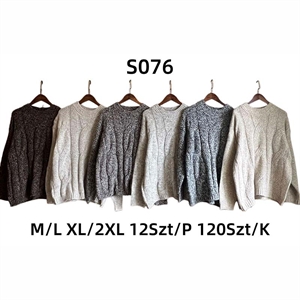 Sweter damski okrągły  M/L-XL/2XL