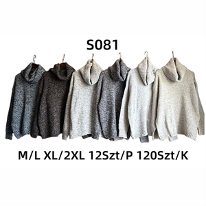 Sweter damski z golfem  M/L-XL/2XL