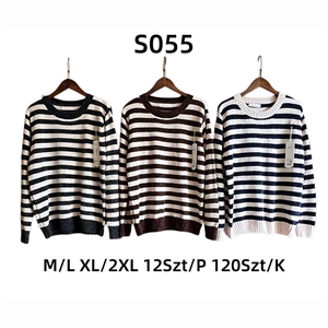 Sweter damski okrągły  M/L-XL/2XL