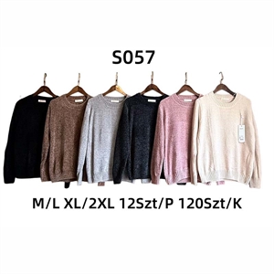 Sweter damski okrągły  M/L-XL/2XL