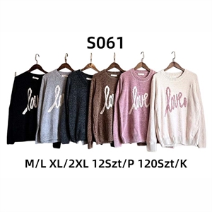 Sweter damski okrągły  M/L-XL/2XL