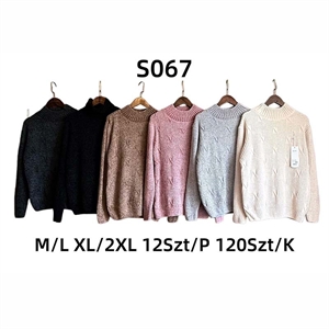 Sweter damski z półgolfem  M/L-XL/2XL