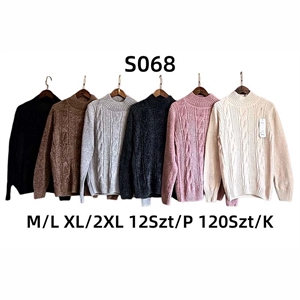 Sweter damski z półgolfem  M/L-XL/2XL