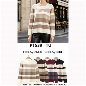 Sweter damski okrągły