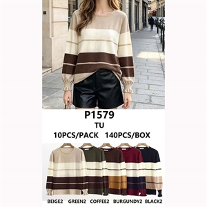 Sweter damski okrągły