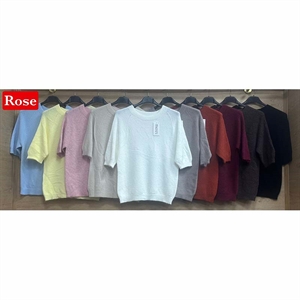 Sweter damski z krótkim rękawem