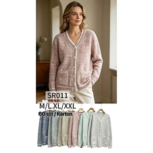 Sweter damski zapinany na guziki M/L-XL/2XL