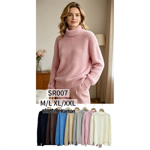 Sweter damski z golfem M/L-XL/2XL