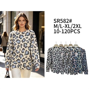 Sweter damski okrągły  M/L-XL/2XL