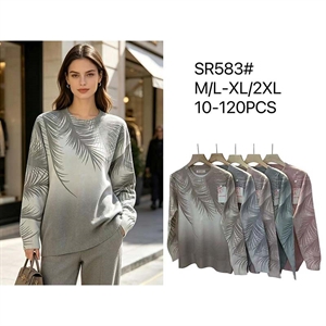 Sweter damski okrągły  M/L-XL/2XL