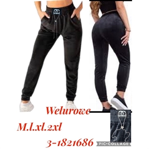 Spodnie welurowe (M-2XL)