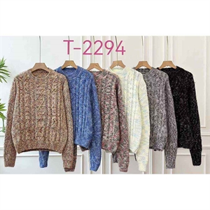 Sweter damski okrągły