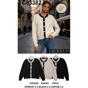 Sweter damski zapinany na guziki  S/M-M/L