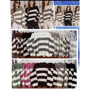 Sweter damski okrągły