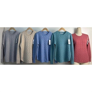 Sweter damski okrągły