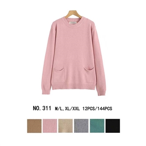 Sweter damski okrągły  M/L-XL/2XL