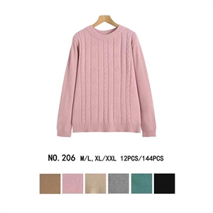 Sweter damski okrągły  M/L-XL/2XL