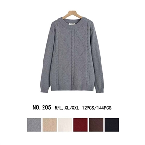 Sweter damski okrągły  M/L-XL/2XL